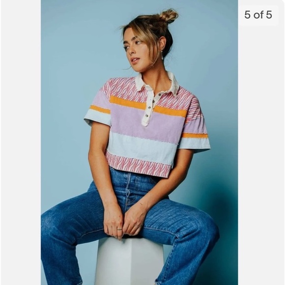 NWT We the Free Bella Tee Retro Combo - XS - Picture 1 of 9